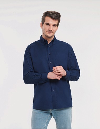 R-R-932M-0--Mens L/S Easy Care Oxford Shirt
